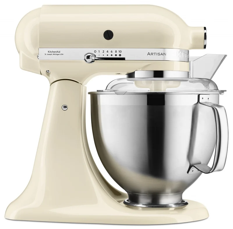KitchenAid 4,8 L 5KSM185 Artisan Küchenmaschine Flexiset Artisan + Flexirührer