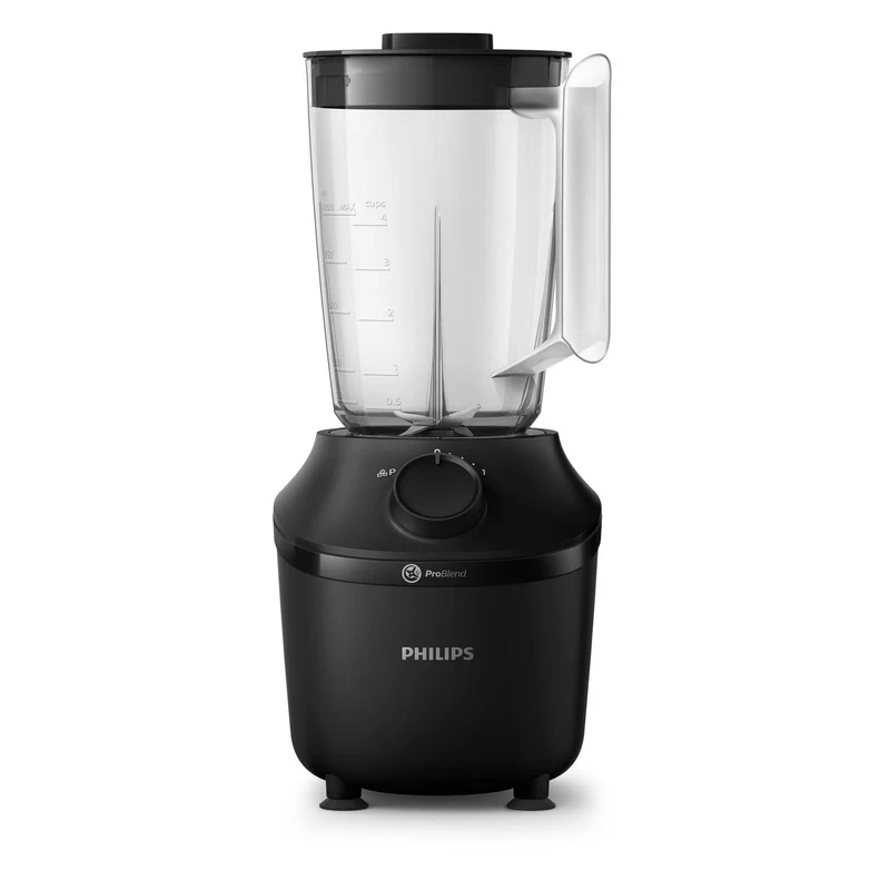 Philips 3000 Series HR2041/41 Standmixer u. Smoothie Maker 450W Schwarz