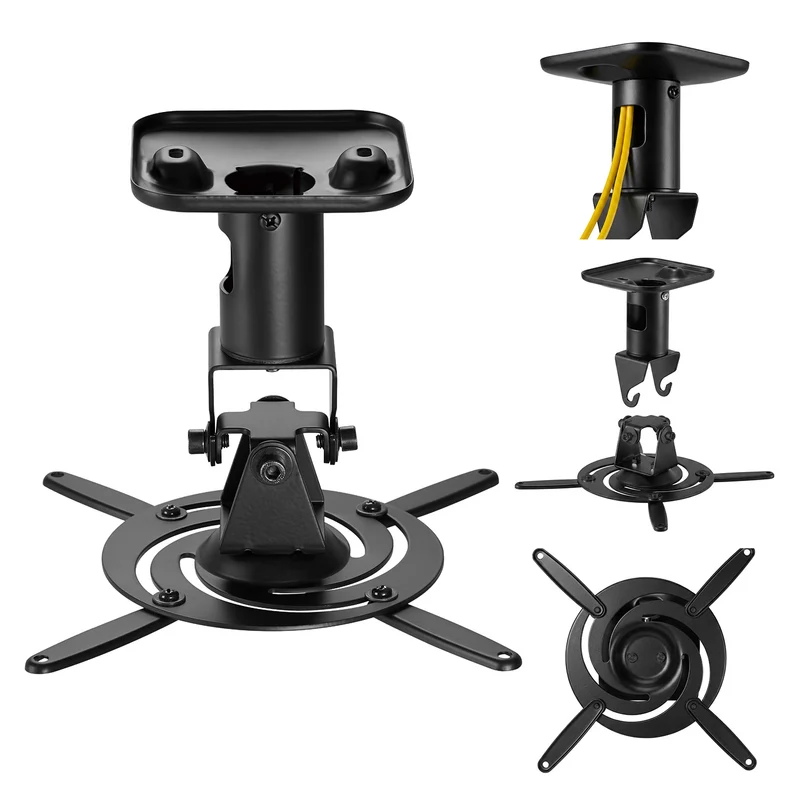 Maclean Projector Ceiling Mount/Hanger, Steel, 180–310 mm, up to 15 kg, MC-208 B