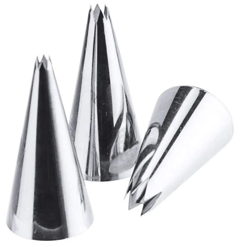 Stern-Garniertülle 6-zackig 2,5 mm / 4 cm