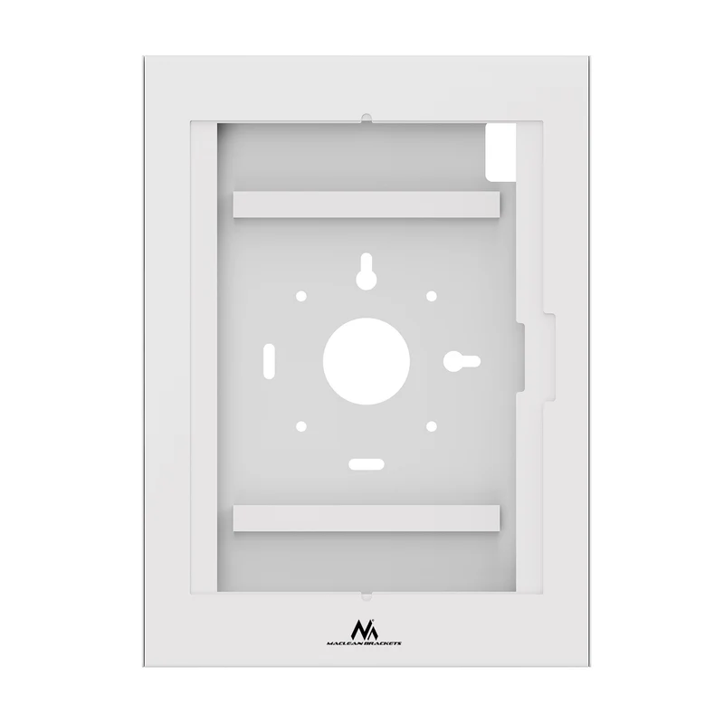 Maclean Tablet Advertising Mount with Lock, 12.4"-13", iPad Air/Pro, Samsung Tab S10+/S9+/S8+/S7+, 257x350x22mm, MC-950 W