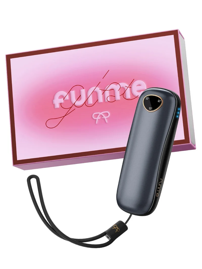 Wiederaufladbare Handwärmer 5000mAh【Geschenkbox】 Funme® Handwärmer Elektrisch USB Powerbank Wiederve