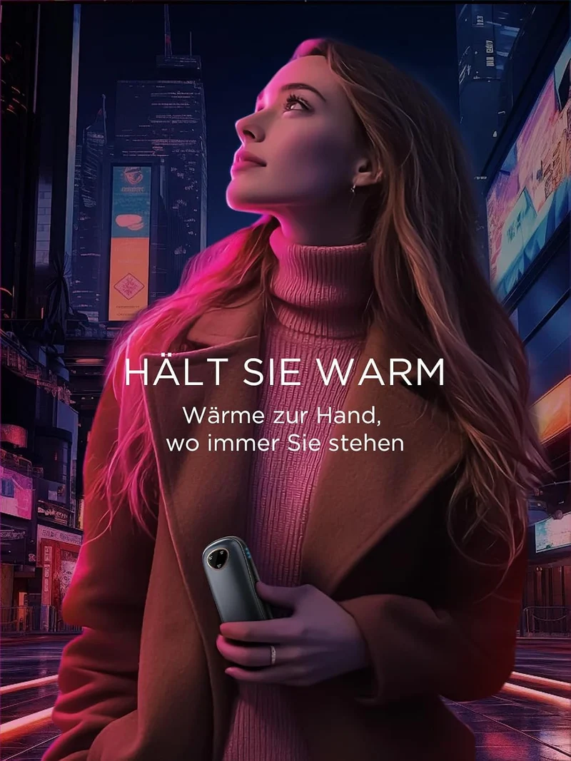Wiederaufladbare Handwärmer 5000mAh【Geschenkbox】 Funme® Handwärmer Elektrisch USB Powerbank Wiederve