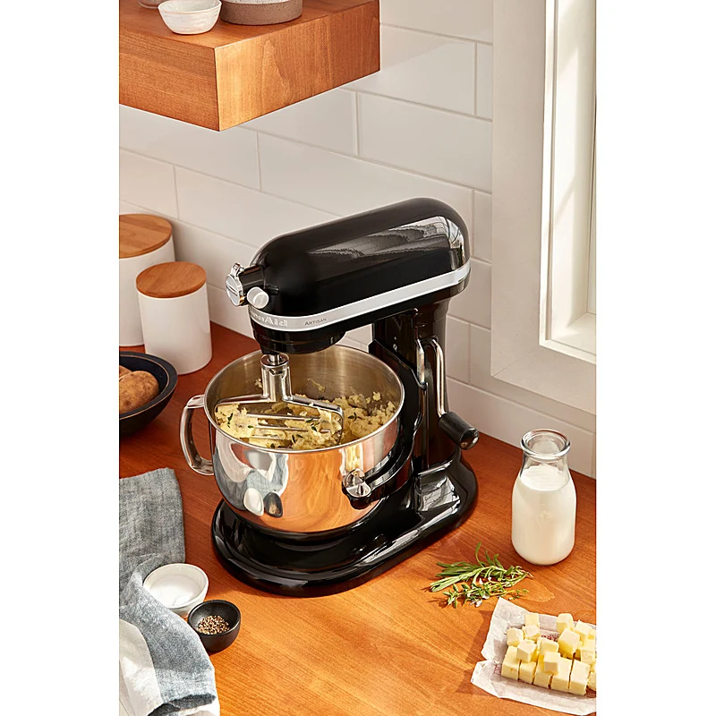 KitchenAid 5KSMPB7SS Feingebäck-Rührer Edelstahl für Küchenmaschine mit Schüsselheber
