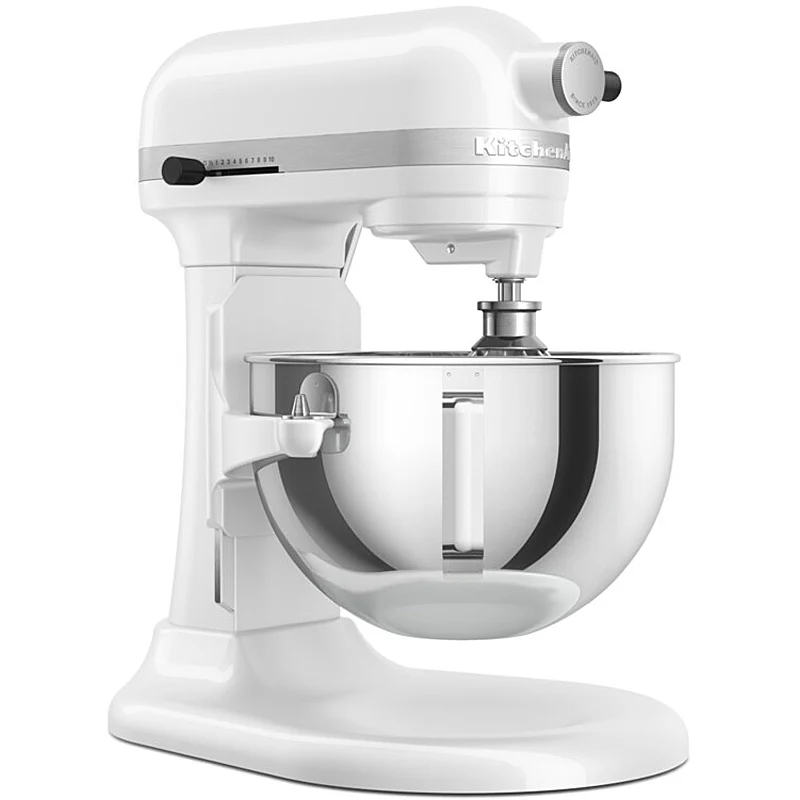 KitchenAid 5KSM55SXXEWH Heavy Duty Küchenmaschine Weiß – 5,2L Leistung und zeitloses Design