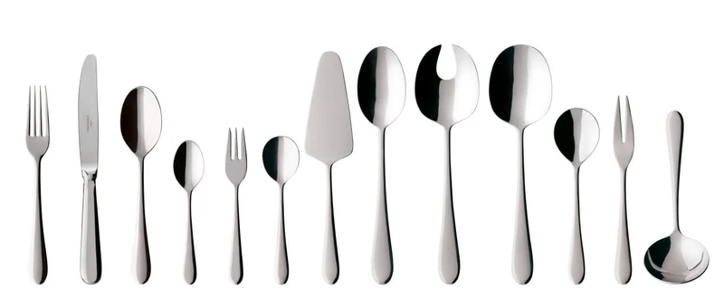 Villeroy & Boch Besteckset Oscar - Edelstahl - 68-teilig / 12 Personen