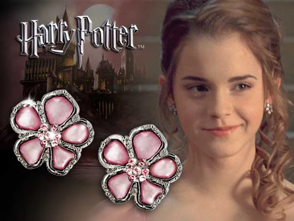 Harry Potter - Hermines Weihnachtsball Ohrringe (Metall & Kristall)