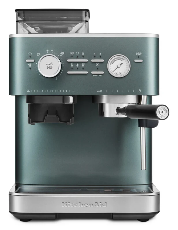Kitchenaid 5KES6551EJP Halbautomatische Espressomaschine mit Mühle ARTISAN Farbe: Juniper