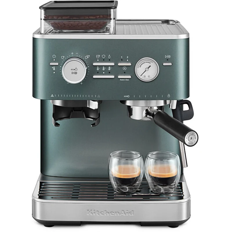 Kitchenaid 5KES6551EJP Halbautomatische Espressomaschine mit Mühle ARTISAN Farbe: Juniper