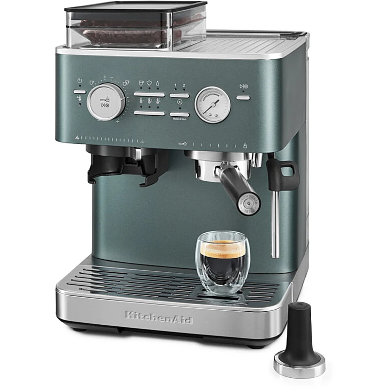 Kitchenaid 5KES6551EJP Halbautomatische Espressomaschine mit Mühle ARTISAN Farbe: Juniper