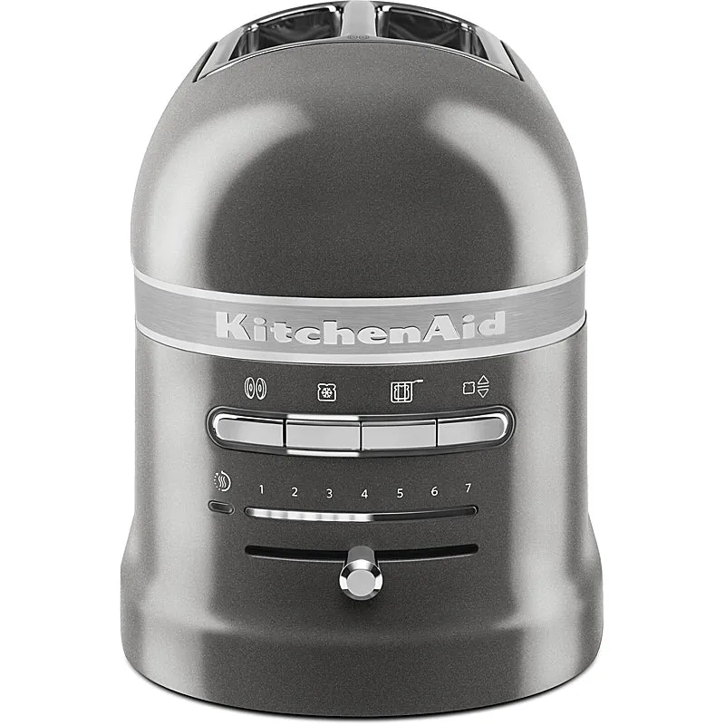 KitchenAid Artisan Toaster 2 Scheiben – Medaillon Silber 5KMT2204EMS inkl. Sandwichzange