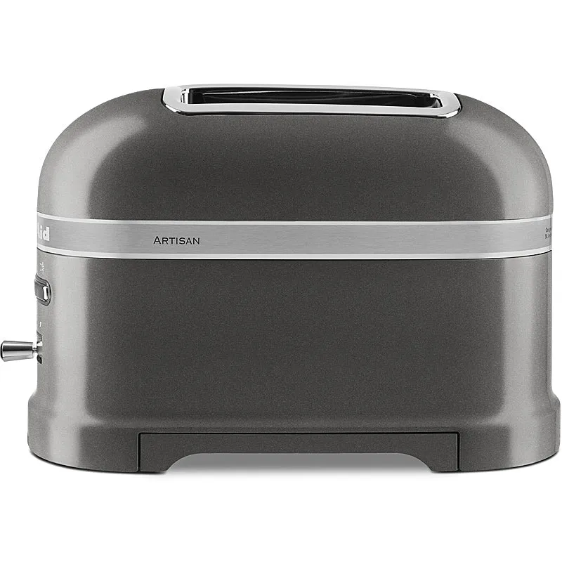 KitchenAid Artisan Toaster 2 Scheiben – Medaillon Silber 5KMT2204EMS inkl. Sandwichzange