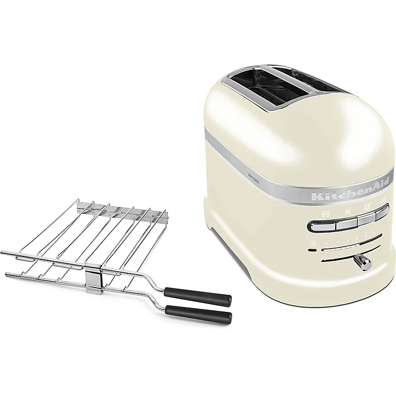 KitchenAid Artisan Toaster 2 Scheiben – Creme 5KMT2204EAC inkl. Sandwichzange