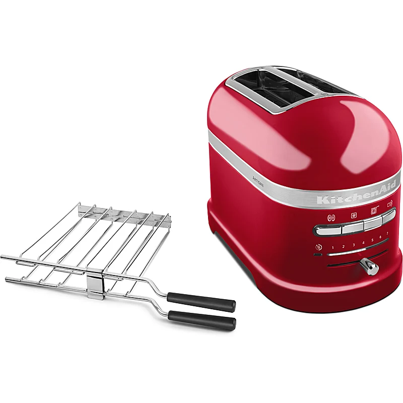 KitchenAid Artisan Toaster 2 Scheiben – Liebesapfelrot 5KMT2204ECA inkl. Sandwichzange