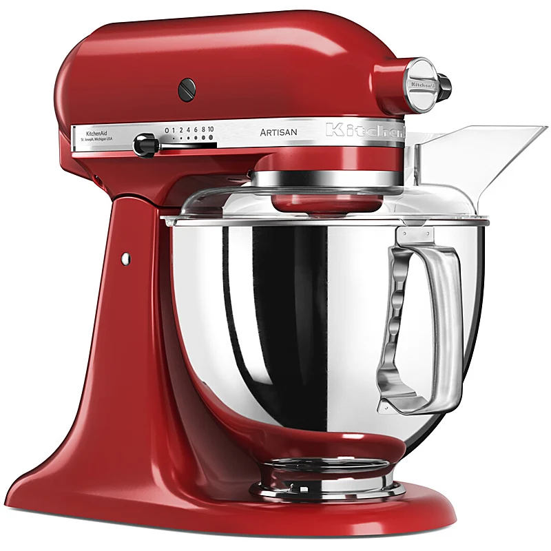 KitchenAid 5KSM125EER Artisan Küchenmaschine Empire Red – zeitloses Design, starke Leistung