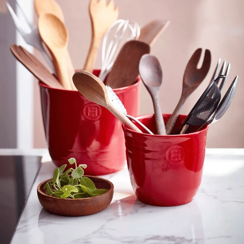 Recipiente cerámico para utensilios de cocina Emile Henry