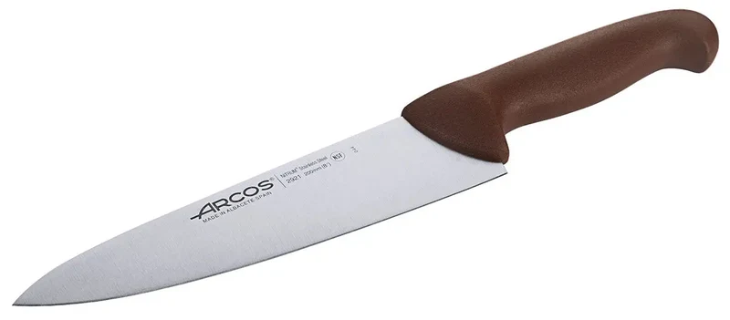 Kochmesser HACCP braun 18 cm