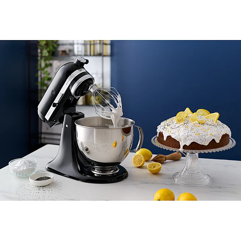 KitchenAid Artisan 5KSM175PSEOB Küchenmaschine 4,8L in Onyx Schwarz mit Zubehör