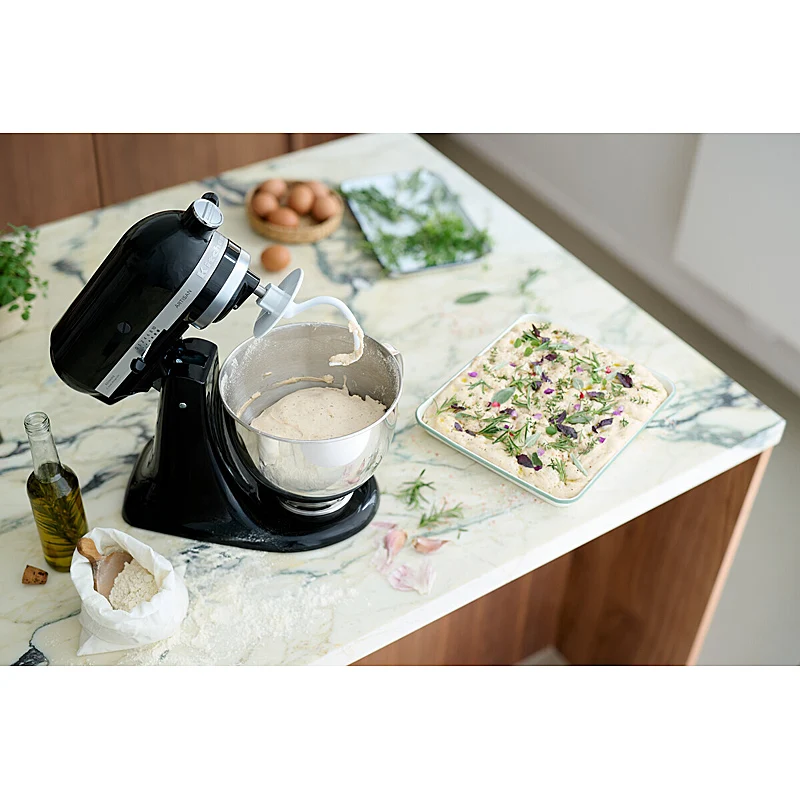 KitchenAid Artisan 5KSM175PSEOB Küchenmaschine 4,8L in Onyx Schwarz mit Zubehör