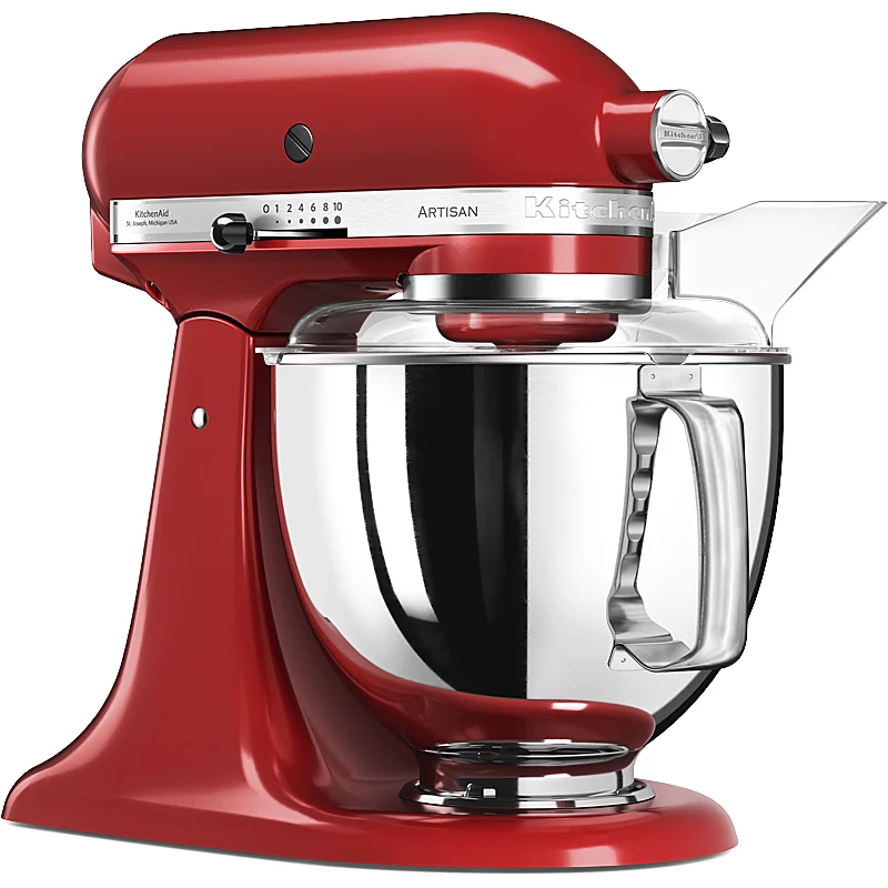 KitchenAid Artisan 5KSM175PSEER Küchenmaschine 4,8L Empire Red mit Zubehör