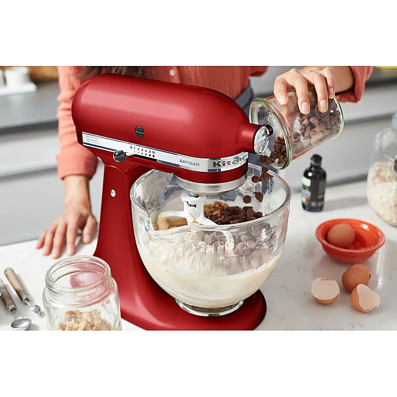 KitchenAid Artisan 5KSM175PSEER Küchenmaschine 4,8L Empire Red mit Zubehör
