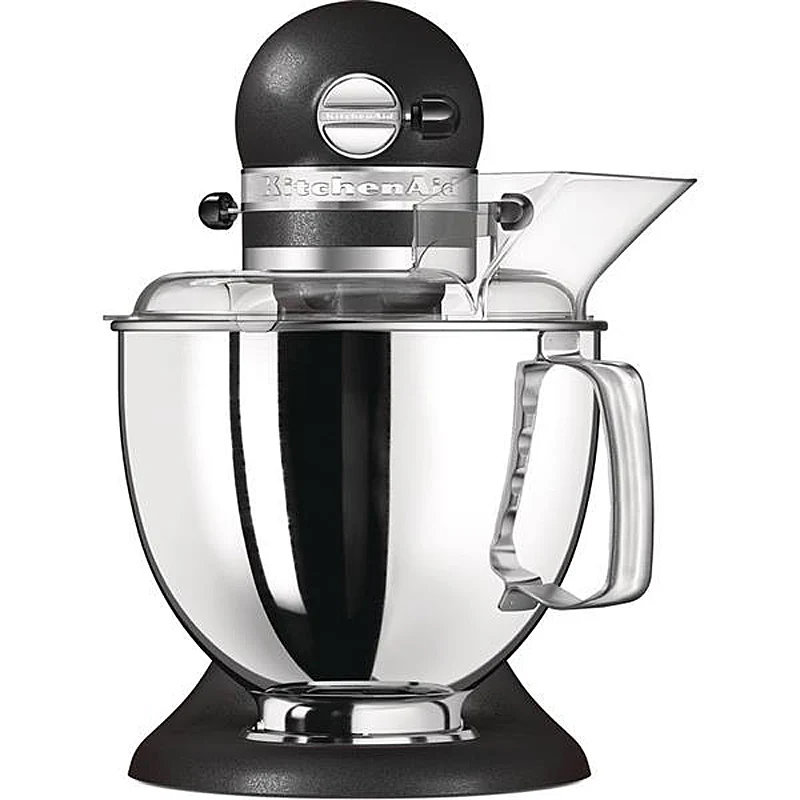 KitchenAid Artisan 5KSM175PSEBK Küchenmaschine 4,8L in Gusseisen Schwarz mit Zubehör