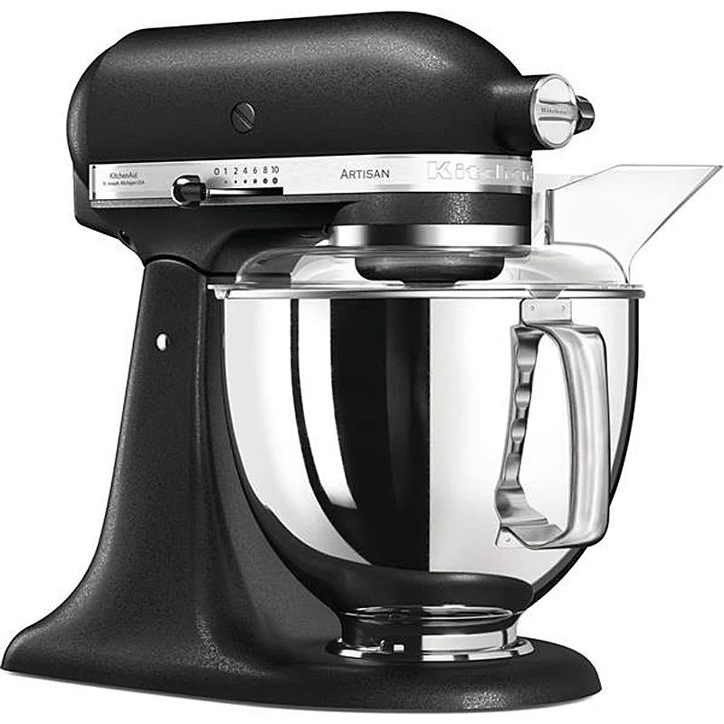 KitchenAid Artisan 5KSM175PSEBK Küchenmaschine 4,8L in Gusseisen Schwarz mit Zubehör