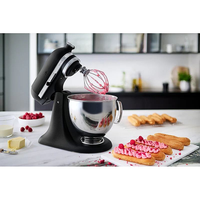KitchenAid Artisan 5KSM175PSEBK Küchenmaschine 4,8L in Gusseisen Schwarz mit Zubehör