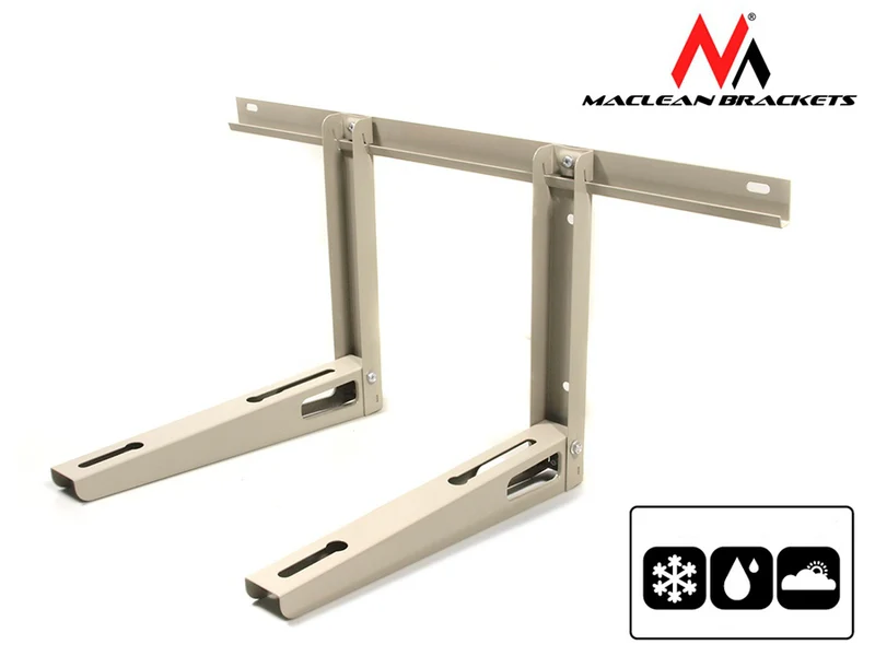 Air Conditioner Wall Mount Galvanized Steel Bracket up to 100kg Maclean
