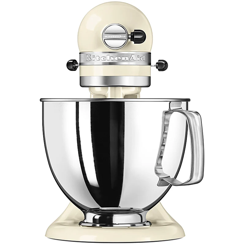 KitchenAid 5KSM125EAC Artisan Küchenmaschine Creme – 4,8L Edelstahlschüssel, leistungsstark