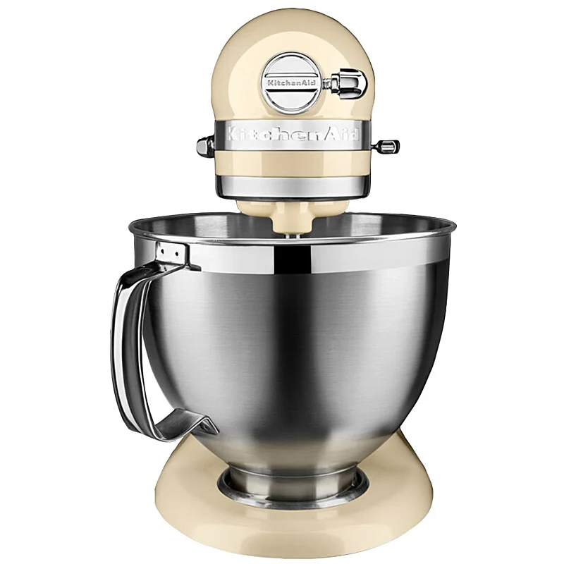 KitchenAid 5KSM185PSEAC Küchenmaschine 4,8L in Crème – mit Zubehör & Profiqualität