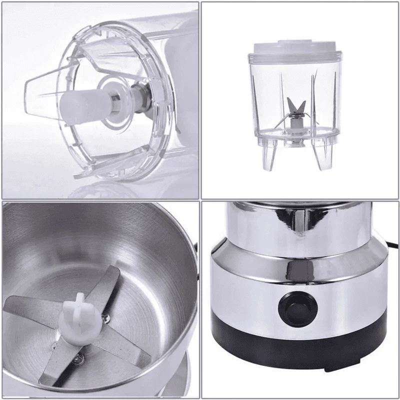 Stainless Steel Blender & Grinder 2-in-1 Combo 300W