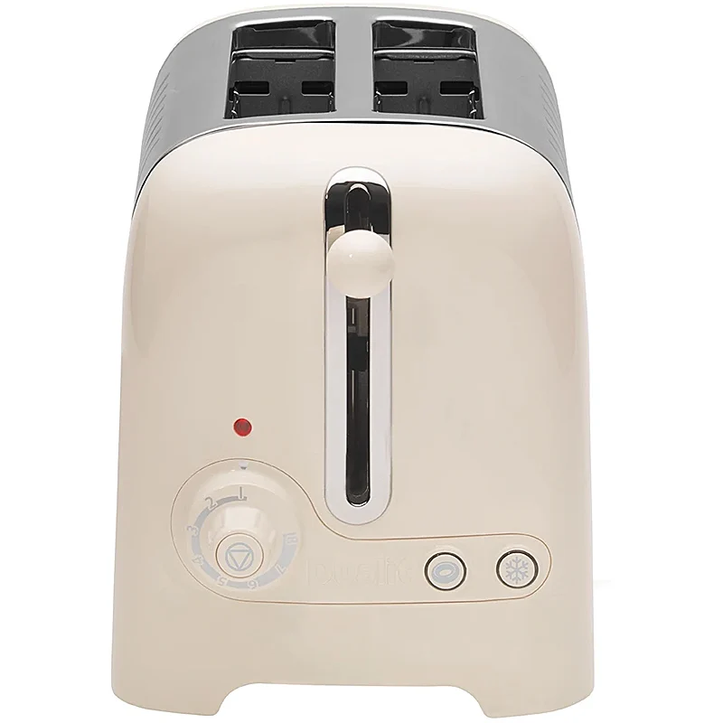 Dualit Lite Gloss Toaster 2-Schlitz Canvas White