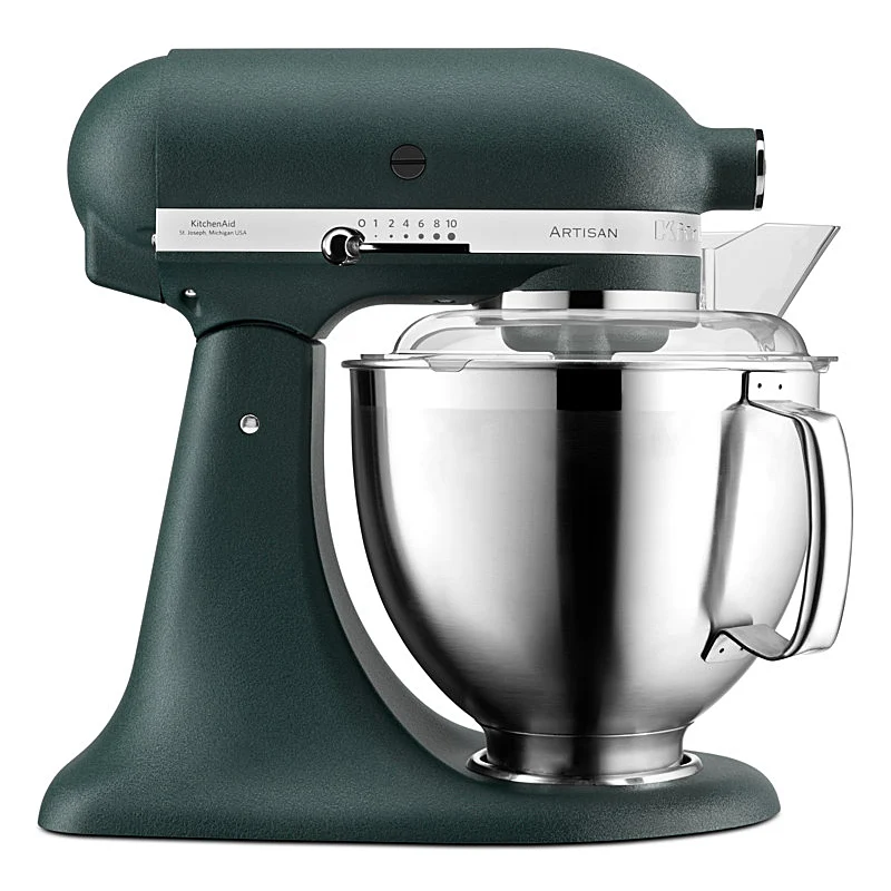 KitchenAid 5KSM185PSEPP Küchenmaschine 4,8L in Pebbled Palm – Zubehör inklusive