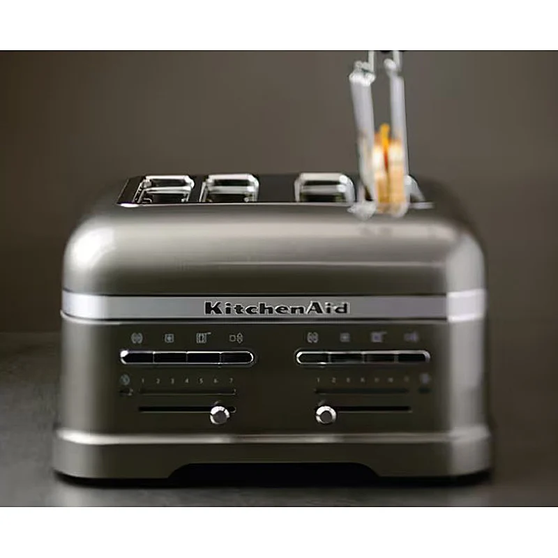 KitchenAid 5KMT4205EMS Toaster 4-Scheiben ARTISAN Farbe Medaillon silber