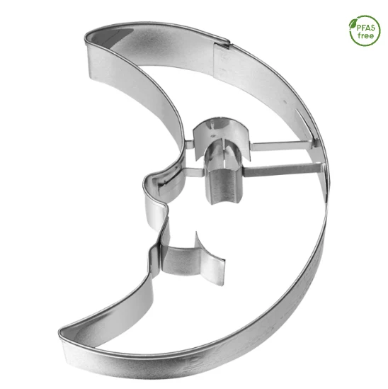 Ausstechform 'Mond', 8 cm, Edelstahl