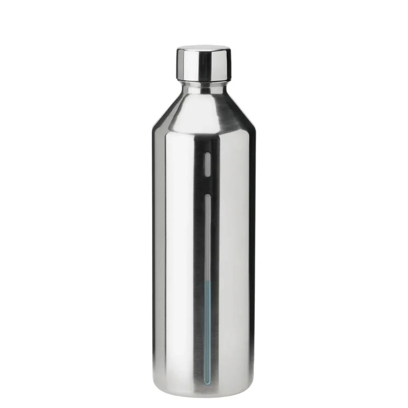 Stelton - BRUS Flasche für Sprudelwasser 1,2 l Stahl