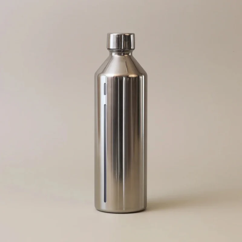 Stelton - BRUS Flasche für Sprudelwasser 1,2 l Stahl