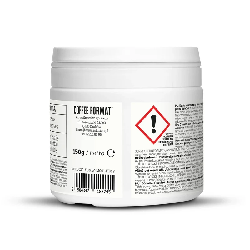 Coffee Machine Cleaning Tablets, 2-Phase Cleaning TABS+ 40 x 3.5 g Coffee Format