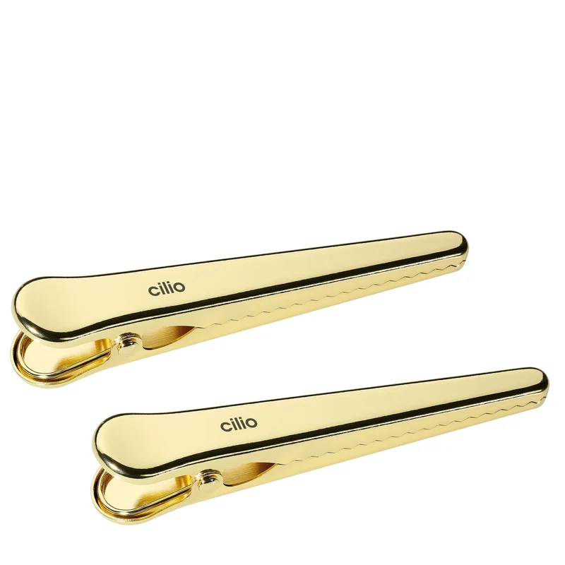 Kaffeetütenklammer 2er-Set, gold