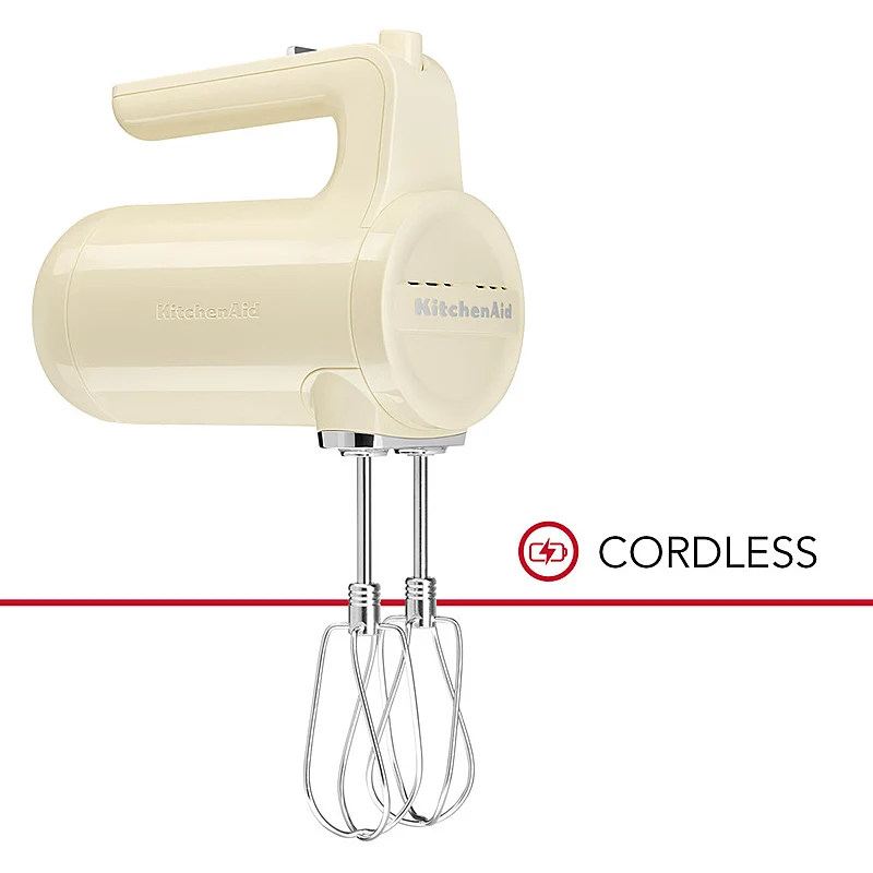 Kitchenaid 5KHMB732EAC Cordless Handrührer Farbe Crème