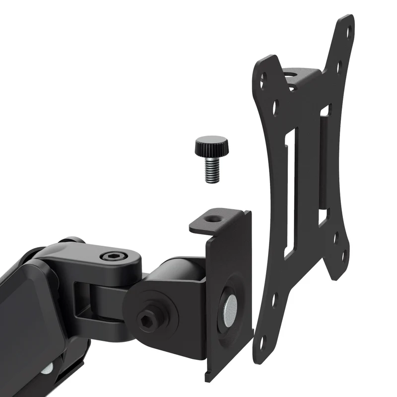 Maclean monitor mount, gas spring, 17"-32", 2-10kg, black, MC-133