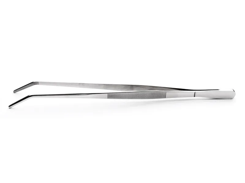 Grillpinzette gewinkelt 30 cm