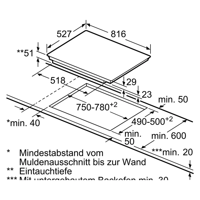 Bosch MDA EB-Autark-Kochfeld Indukt. Serie8 PXY875DC1E