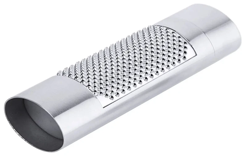Edelstahl Muskatreibe oval 4,5 cm