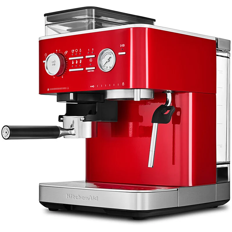 Kitchenaid 5KES6551ECA Halbautomatische Espressomaschine mit Mühle ARTISAN Farbe: Liebesapfelrot