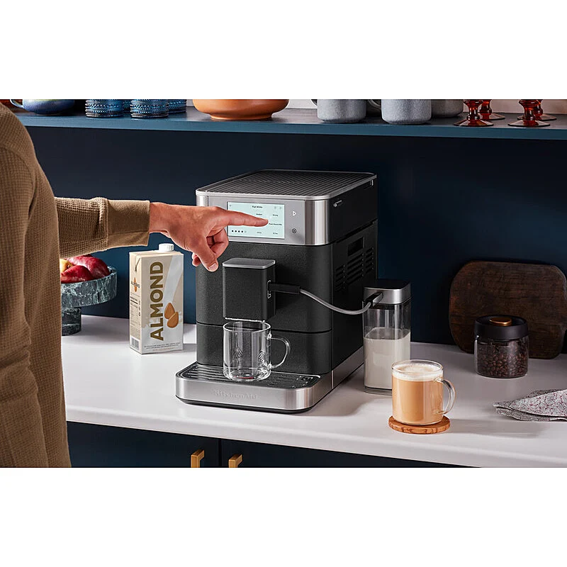 Kitchenaid 5KES8558EBK Kaffeevollautomat Farbe: Gusseisen Schwarz