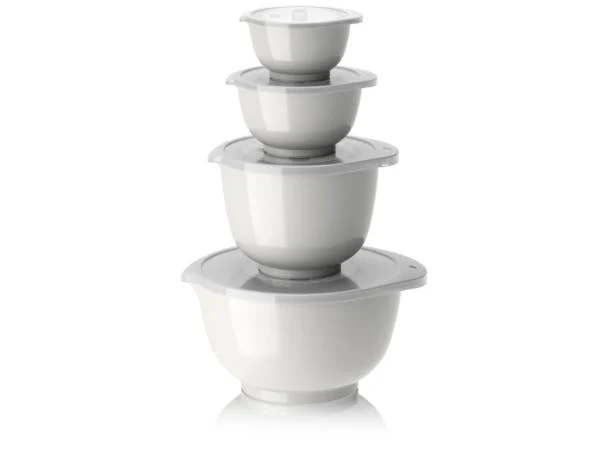 Rosti - Margrethe Rührschüssel-Set Durostima - 8-teilig (0,25 + 0,5 + 1,5 + 3 Liter) Weiß