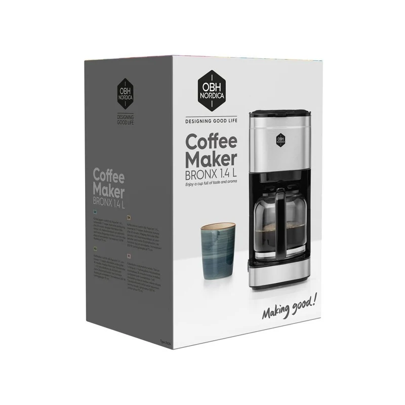 OBH Nordica Kaffeemaschine Bronx 1,4L 900 W