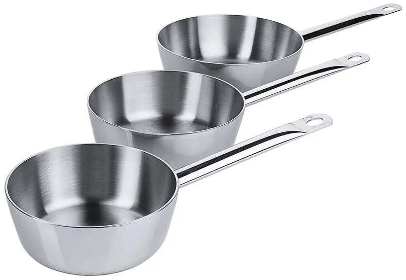 Edelstahl Sauteuse Multiply Ø 16-24 cm aus mehrschichtigem Materialien